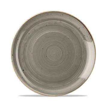 Talerz porcelanowy płytki Peppercorn Grey śr. 21,7 cm | FINE DINE SPGSEVP81
