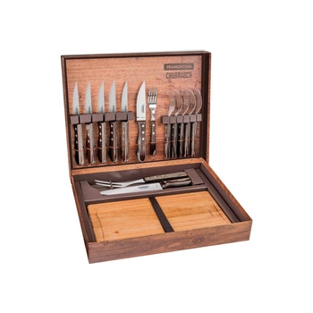 Zestaw sztućców do steków/pizzy, JUBMO, 15 elementów, walizka | TRAMONTINA 29899-324