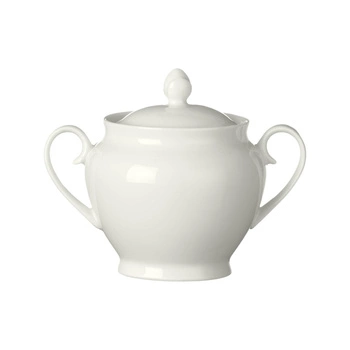 Cukiernica z pokrywką porcelanowa Pure - 12 cm | FINE DINE 763292