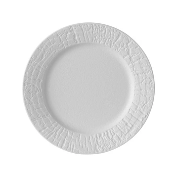 Talerz porcelanowy z rantem NORDIC - 27 cm | FINE DINE 767276