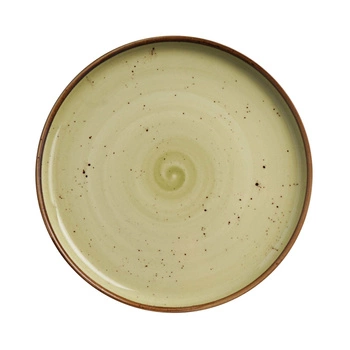 Talerz porcelanowy z wysokim rantem Olive | FINE DINE 778128