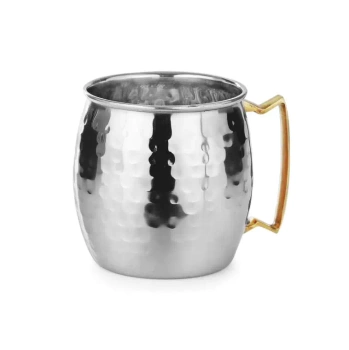 Kubek do drinków, stal młotkowana | AMBITION 287687