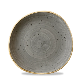 Talerz porcelanowy płytki Peppercorn Grey śr. 21 cm | FINE DINE SPGSOG81