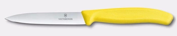 Nóż do warzyw i owoców Swiss Classic, ostrze gładkie, żółty, dł. ostrza 10 cm | VICTORINOX 6.7708.C1