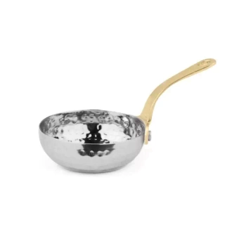 Patelnia do serwowania, kolor stal młotkowana, poj. 80 ml | AMBITION 287676