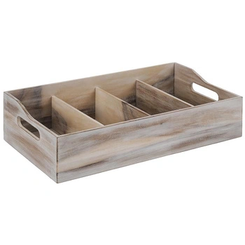 Pojemnik na sztućce VINTAGE, biały, 51x28x13 cm | APS 11951