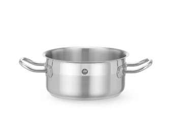 Garnek ze stali nierdzewnej niski Profi Line, 1.5 l, średnica 16 cm, wysokość 7,5 cm | HENDI 830130