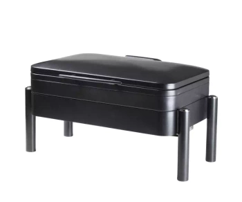 Podgrzewacz stołowy Premium, GN 1/1, pełna pokrywa, czarny mat | AMBITION 287614