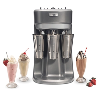 Mikser potrójny, koktajler do frappe koktaji i shake mlecznych, 0.9 kW | HAMILTON BEACH HMD400R-CE