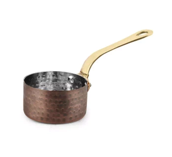 Rondelek finger food Charms, miedź antyczna młotkowana śr. 5.5 cm, poj. 60 ml | AMBITION 287691