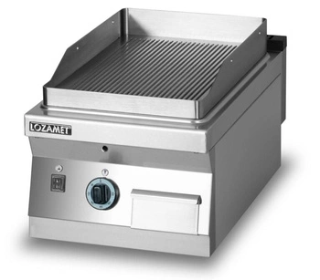 Płyta grillowa gazowa, ryflowana, 1 - strefowa, nastawna, 4 kW | LOZAMET L700.GPG400R