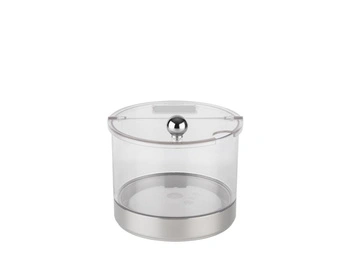 Mała miska chłodząca ze stalową podstawą Mini TOP FRESH z wkładem i pokrywą, 14x11.5 cm | APS 11815