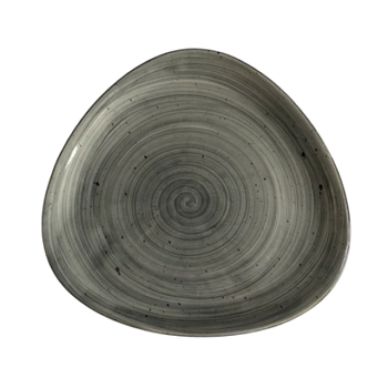 Talerz płytki Delta Rustic szary 30 cm | KERA CERAMIKA 15.2.RUSTIC SZARY