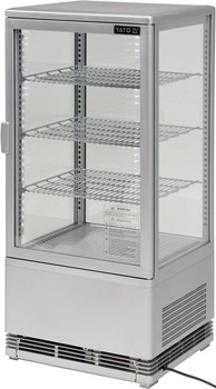 Witryna chłodnicza 78 l srebrna | YATO YG-05057