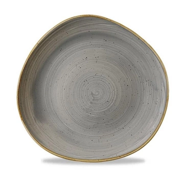 Talerz porcelanowy płytki Peppercorn Grey śr. 21 cm | FINE DINE SPGSOG81