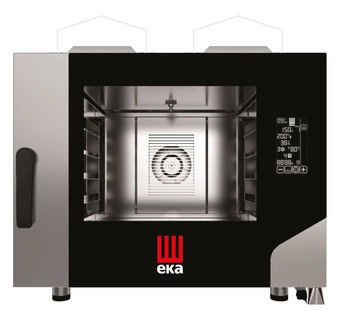 Piec konwekcyjno-parowy gazowy Millenial Black Mask Bakery 4x600x400 | TECNOEKA MKF464GBM