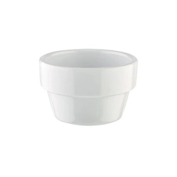 Mini naczynie FLOWER POT z melaminy białe 40 ml | APS 84470