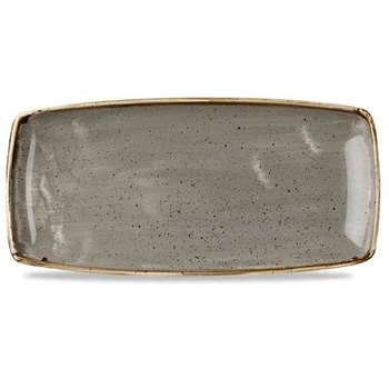 Półmisek porcelanowy Peppercorn Grey 29,5x14 cm | FINE DINE SPGSOP111