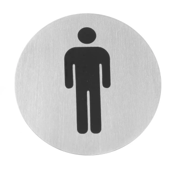 Tabliczka informacyjna samoprzylepna - mężczyźni | HENDI 663608