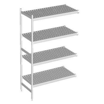 Regał aluminiowo-polietylenowy narożny | RM GASTRO zestaw nr 438