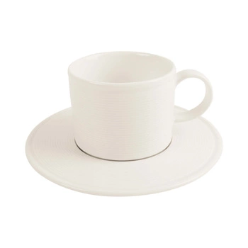 Filiżanka sztaplowana porcelanowa poj. 80 ml Line | FINE DINE 04ALM002559