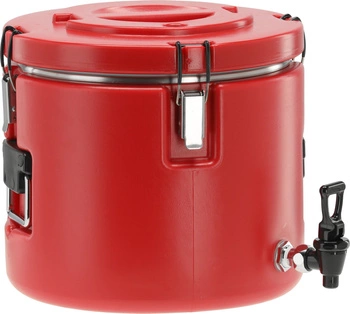 Termos w obudowie z tworzywa, z kranem, poj. 15 l | YATO YG-09231