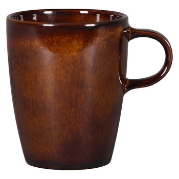 Filiżanka porcelanowa STONE - 230 ml brązowa | TOM-GAST R-EACU23HO-12