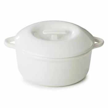 Podgrzewacz porcelanowy z pokrywką BOMBANCE, biały - 2.5 L | REVOL RV-660134-1