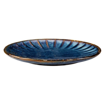 Talerz płytki porcelanowy DEEP BLUE śr. 20,5 cm | VERLO V-82020-6