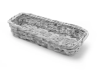 Koszyk na sztućce szary 27x10 cm | HENDI 426081