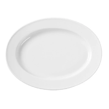 Półmisek owalny porcelanowy BIANCO - 34x24 cm | FINE DINE 799444