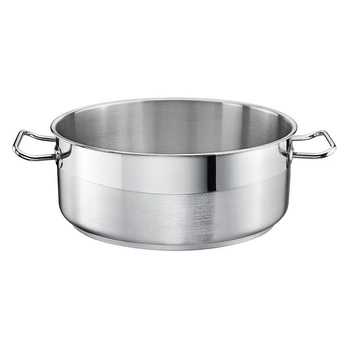 Garnek ze stali nierdzewnej niski - poj. 4.5 l SILVER | TOM-GAST P2-2109-24