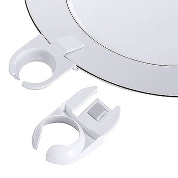 Klips do mocowania kieliszka do talerza, biały | CONTACTO 2082/001