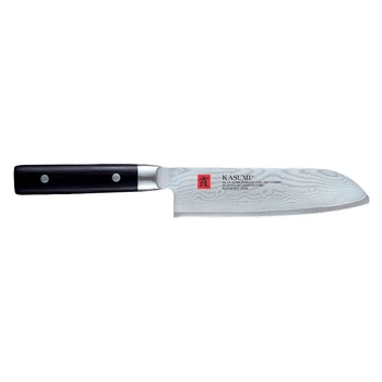 Nóż Santoku DAMASCUS dł. 18 cm | KASUMI K-84018