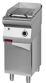 Grill lawowy 7kW 40 cm szafka zamknięta | KROMET 700.OGL-400.S.D