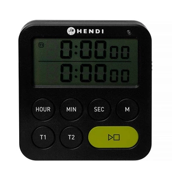 Timer kuchenny dwuzakresowy, minutnik cyfrowy | HENDI 582046