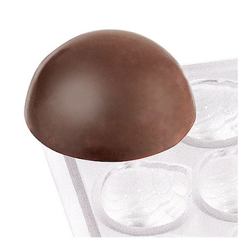 Forma do czekoladek półkula, 27.5x13.5x2.5 cm | CONTACTO 6751/007