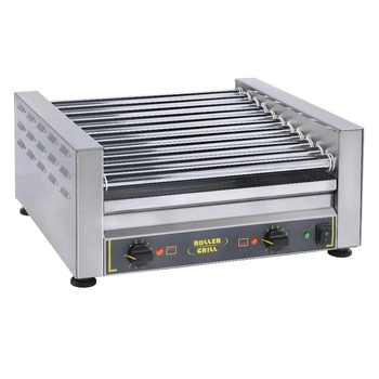 Rolkowy opiekacz parówek, 11 rolek, 40 cm, 1.4 kW | ROLLER GRILL RG11B