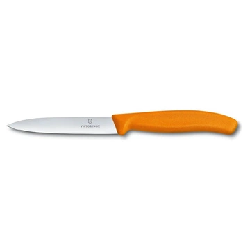 Nóż do jarzyn Swiss Classic pomarańczowy dł. ostrza 10 cm | VICTORINOX 6.7706.L119