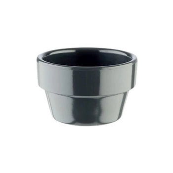 Mini naczynie FLOWER POT z melaminy czarne 40 ml | APS 84472