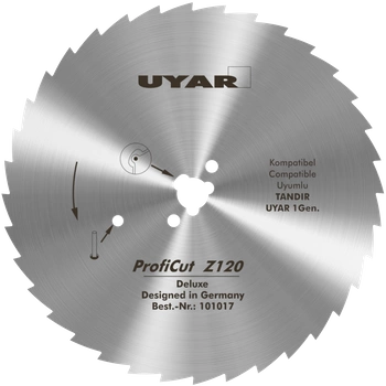 Ostrze ząbkowane ProfiCut Z120 Deluxe - śr. 120 mm | UYAR 101017S