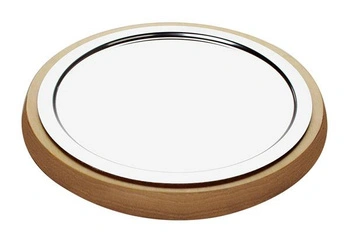 Taca okrągła z wkładem chłodzącym, bez pokrywy, brązowa 48x6 cm | APS 11542