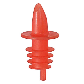 Nalewak do alkoholu pomarańczowy z polietylenu, 7 cm | CONTACTO 5852/038