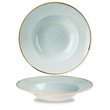 Talerz porcelanowy do pasty Duck Egg Blue 468 ml | FINE DINE SDESVWBL1