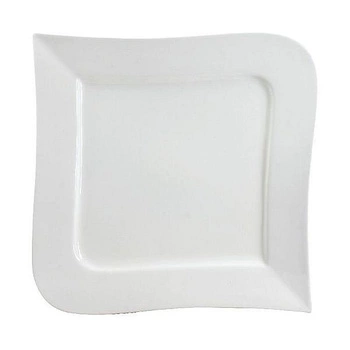 Talerz płytki porcelanowy FALA - 31x31 cm | AMBITION 61213