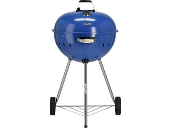 Grill węglowy, okrągły, śr. 54 cm, niebieski | YATO YG-20302