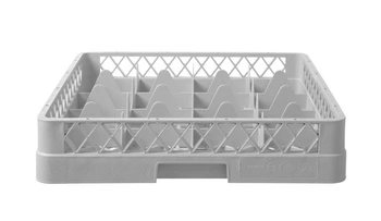 Kosz do szkła 50x50 cm, 16 przegród | HENDI 877043