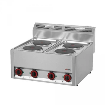 Kuchnia gastronomiczna elektryczna 4-płytowa SP 60 ELS | REDFOX 00000491