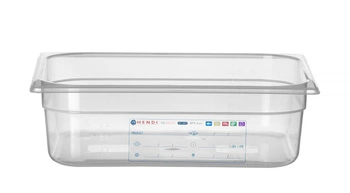 Pojemnik GN 1/2 gł. 10 cm z polipropylenu HACCP | HENDI  880173