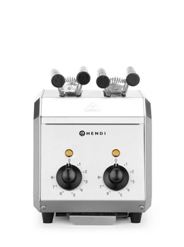 Toster opiekacz kanapkowy, 1.2 kW, 0-8 min | HENDI 261163